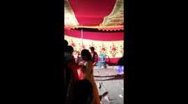 When you are too drunk to dance in a wedding ceremony