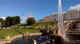 Closure of fountains in the Peterhof