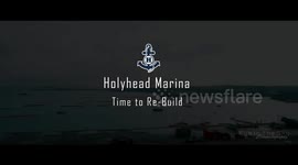 Storm Emma Holyhead Marina Disaster || The Rebuild Begins || Eye In The Sky Cinematography || 4K