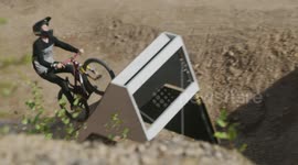 Polish mountain biker 'lands world's first quadruple tailwhip'
