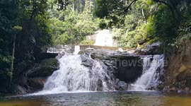 Beautiful waterfall ( view 9 ) of Lata Kekabu, Perak, Malaysia