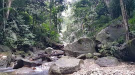 Beautiful waterfall ( view 8 ) of Lata Kekabu, Perak, Malaysia
