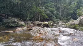 Beautiful waterfall ( view 4 ) of Lata Kekabu, Perak, Malaysia