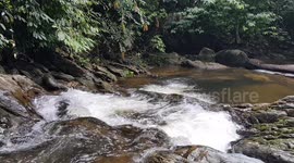 Beautiful waterfall ( view 2 ) of Lata Kekabu, Perak, Malaysia