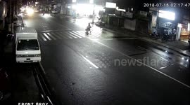 Head-On Collision At Zebra Crossing
