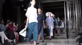 Designer Anissa Aida showcases is latest collection at Fashion Scout - SS19, London, UK