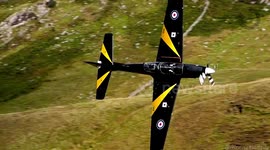 'Look, no hands!' Pilot seems to fly RAF plane while not holding on