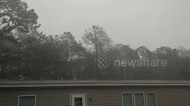 Hurricane Florence from Southport North Carolina. Taken the morning of 9-14-2018 Strong Winds and heavy rainfall.