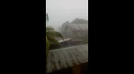 Typhoon Ompong hits the northern tip of the Philippines