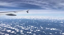 Timelapse clip shows approaching storm from the air
