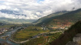 fortress-monastery overlooking the Paro valley