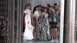 Designer Ashley Isham showcases is latest collection at Fashion Scout - SS19, London, UK
