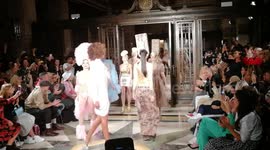 Designer Pam Hogg showcases is latest collection at Fashion Scout - SS19, London, UK
