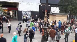 Anti-fur Protesters Outside London Fashion Week