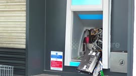 ATM damaged in apparent robbery attempt in small English town