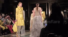 Designer Malan Breton showcases is latest collection at Fashion Scout - SS19 at London Fashion Week - Day 2, London, UK.