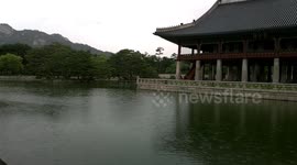Rainy day at Gyeongbokgung