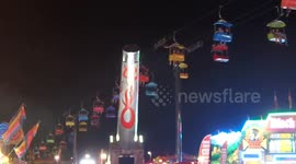Human Cannonball at North Carolina Mountain State Fair