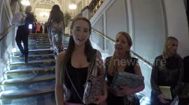 Afton McKeith And Gillian McKeith Talk About What They Are Wearing At London Fashion Week