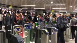 Delays at central London's King's Cross station