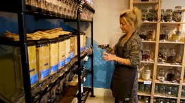 A shop owner has opened her first eco-friendly premises