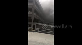 Sirens, 21 injured as massive blaze at King's Plaza engulfs Brooklyn in smoke