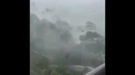 Crazy Hurricane in Florence takes over the city