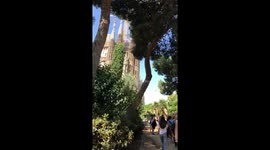 Spain Barcelona sagrada familia
