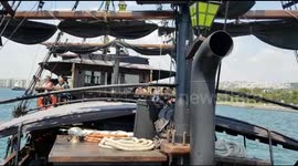 Thessaloniki pirate boat