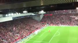 Liverpool fans in grief after Late Drama in their Champions League Opener against French side PSG