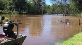 Fayetteville, North Carolina river hits major flooding stage following Florence