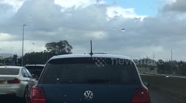 M1 in Ireland closed as telephone cables brought down