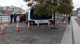 First view of Ireland's first driverless bus