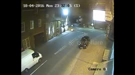 Failed ram raid getaway at Co-op Iver village 18.4.16