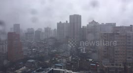 Typhoon Mangkhut hit Guangzhou, China