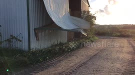 Storm damage after possible tornado