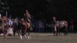 Horse stunts