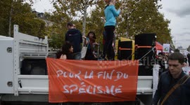 Veggie Pride (Vegetarian March). Place de la République, Paris, France