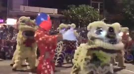 Lion dance with Despacito and Oppa Gang Nam Style!