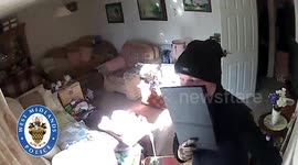 Bungling Burglars Caught On CCTV Try To Hide Crime By Stealing Cameras