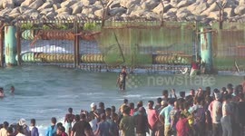 Gaza sends flotilla into Israeli's waters in bid to break maritime blockade