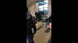 Bus driver takes down unruly drunk who threw off two policemen