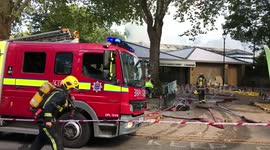 Firefighters tackle blaze at Highbury Leisure Centre