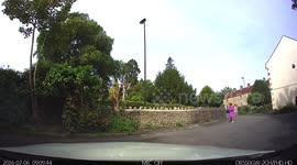 Racist and crazy women scratch car with a stone on Twerton aree .Bath uk.