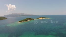 Drone Shooting in Ksamil (3  island) Albania