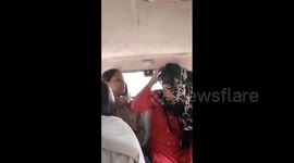 Indian police slap and humiliate Hindu woman for befriending Muslim man