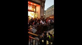 Oxford Circus closed due to Piccadilly Line strike - masses of people waiting to enter