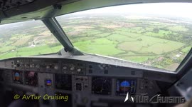 Bumpy Landing during Storm into Birmingham with gusts of 44mph