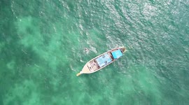 STUNNING drone footage of a boat in the ocean!