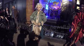 Lily Allen poses for paparazzi at Wildcat Gin launch party
